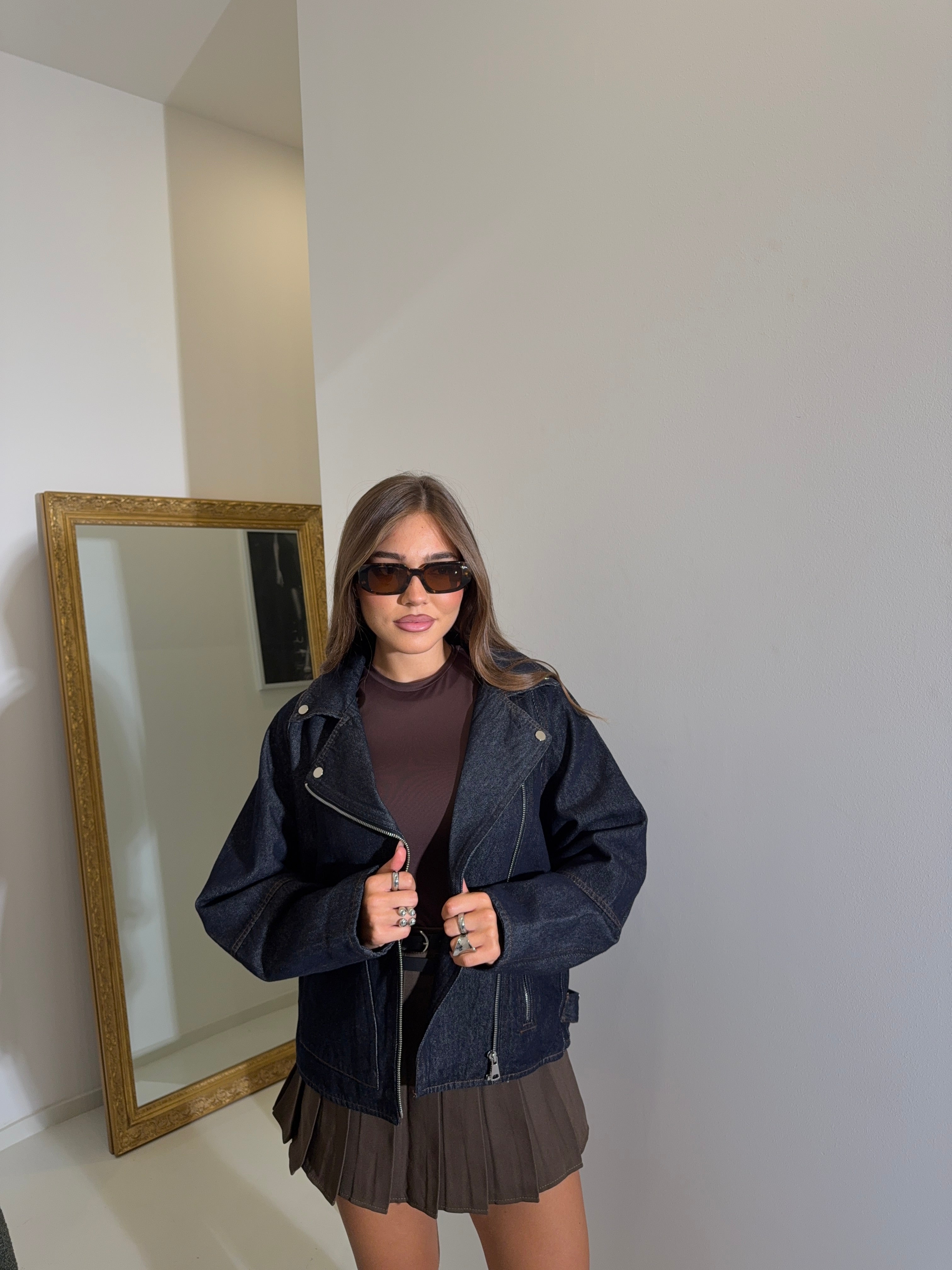 Chiodo in denim
